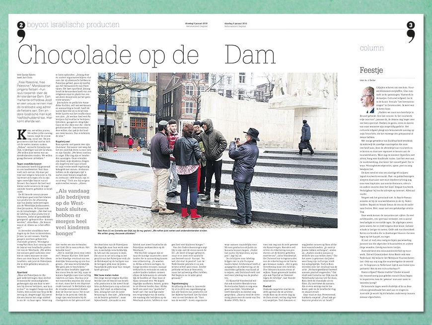 Reformatorisch Dagblad - Geboycotte chocolade op de Dam